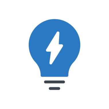 güç vektörü renk simgesi