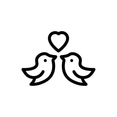 Kuşlar ince çizgi simgesini taşıyacak