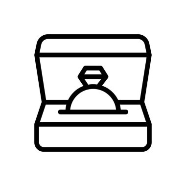 Bağlantı vektörü ince çizgi simgesi