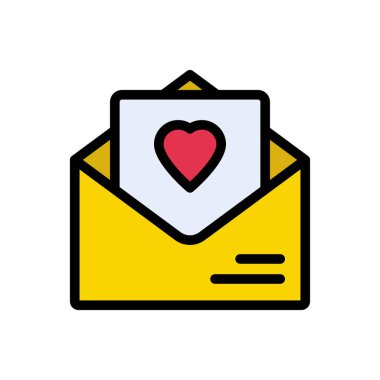 harf vektörü düz renk simgesi