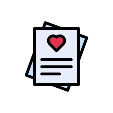 harf vektörü düz renk simgesi