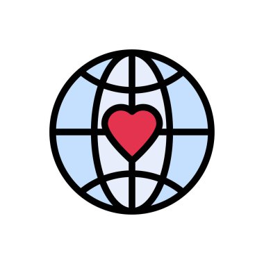 genel vektör düz renk simgesi