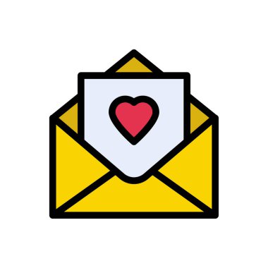 harf vektörü düz renk simgesi