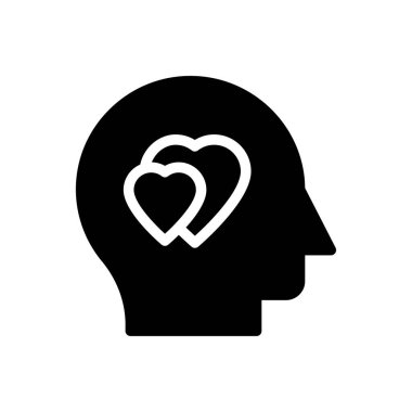 romantizm vektörü düz simge