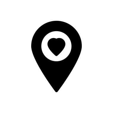 sevgi vektör düz simgesi