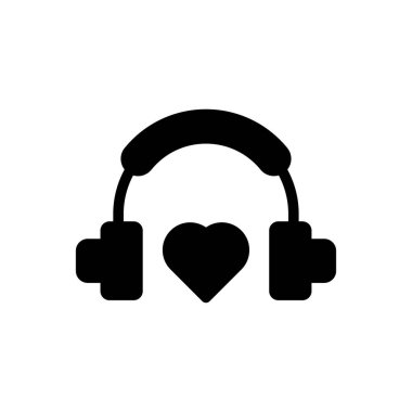 kalp vektör simgesi düz simge