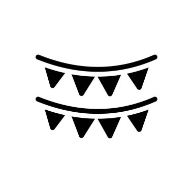 parti vektör simgesi düz simge