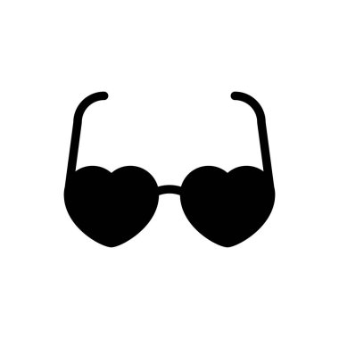 gözlük vektör düz simgesi