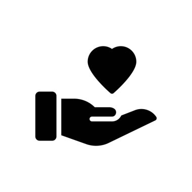 sevgi vektör düz simgesi
