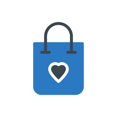 torba vektör renk simgesi