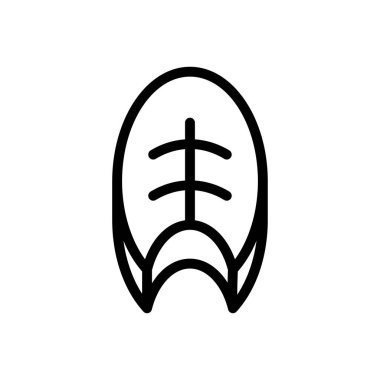 sığır vektörü ince çizgi simgesi