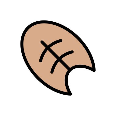 biftek vektörü düz renk simgesi