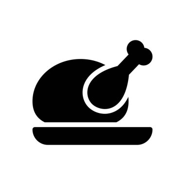 bacak parçası vektör düz simge