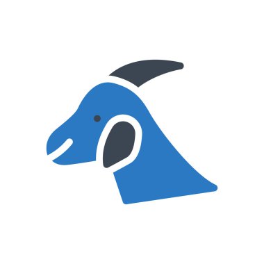 sığır vektörü renk simgesi