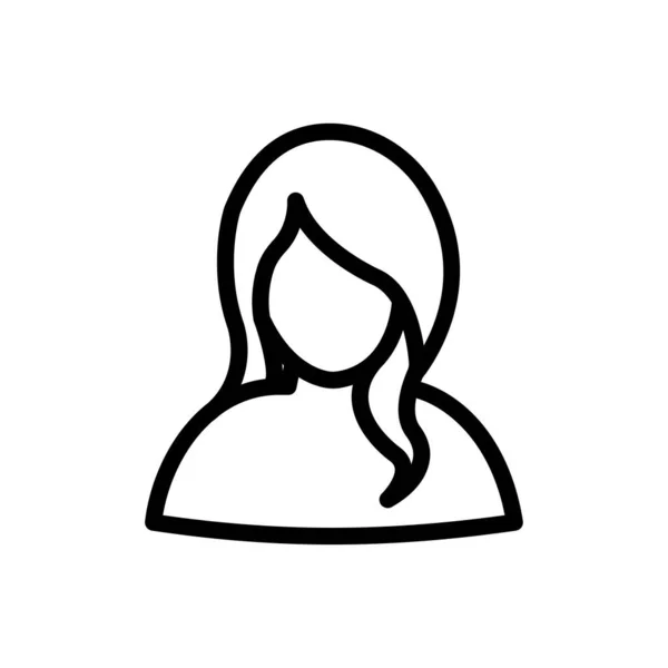 Иконка Женского Вектора — стоковый вектор