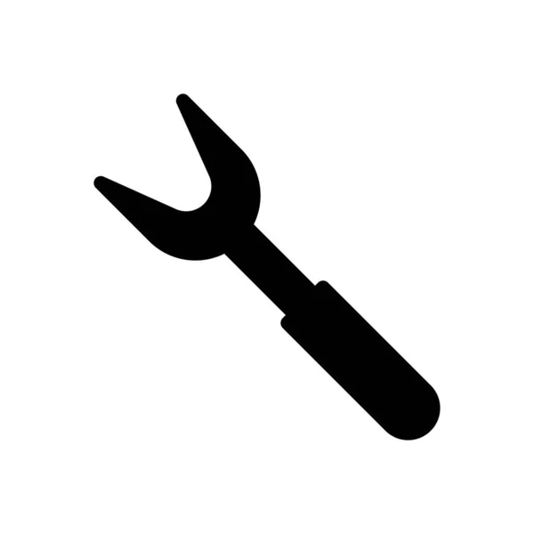 Utensils Vector Glyph Flat Icon — Stock Vector