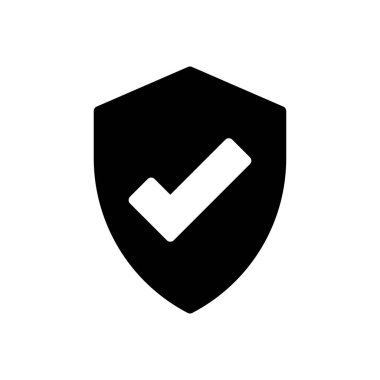 Kalkan vektörü düz simgesi