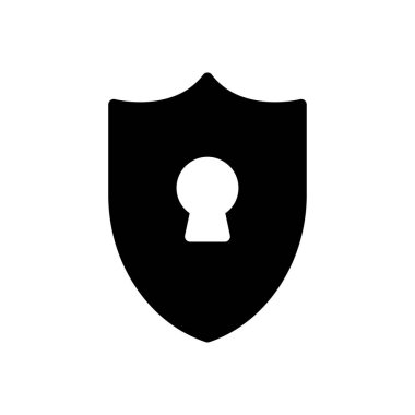 vektör düz simgesini kilitle