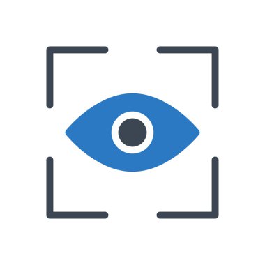 odak vektörü renk simgesi