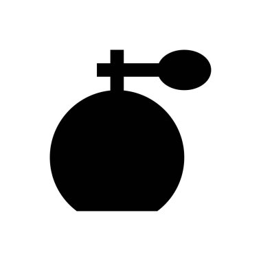 Parfüm vektörü düz simgesi