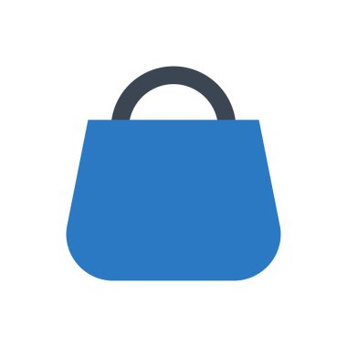 çanta vektör renk simgesi