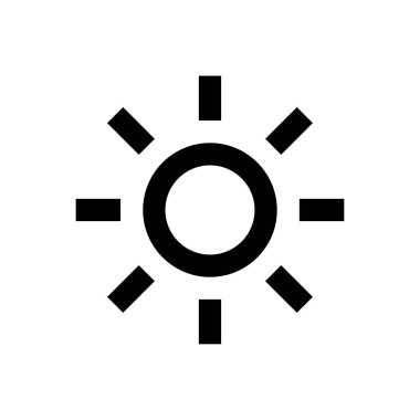 parlak vektör ince çizgi simgesi