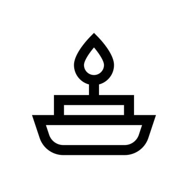 spa vektörü ince çizgi simgesi