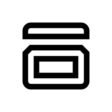 losyon vektörü ince çizgi simgesi