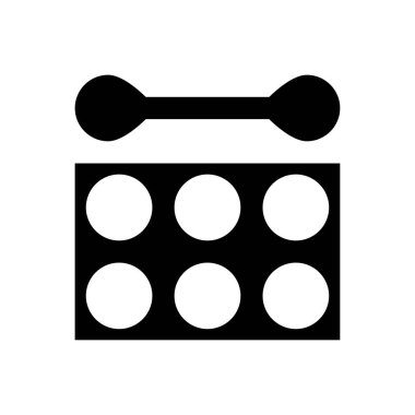 fırça vektör düz simgesi