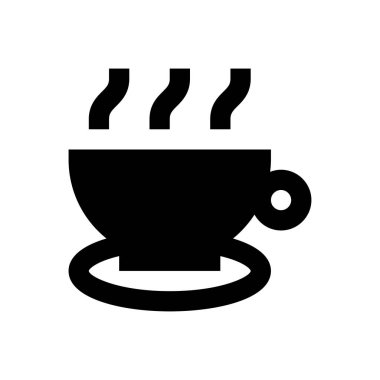 çay vektörü düz simge