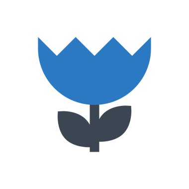 Bloom vektör renk simgesi