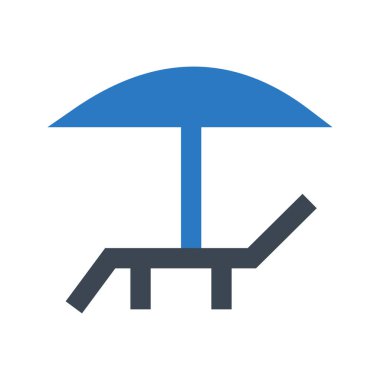 sandalye vektör renk simgesi