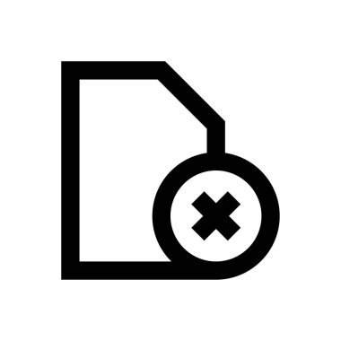 dosya vektörü ince çizgi simgesi