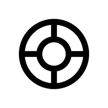 yaşam tübü vektör ince çizgi simgesi