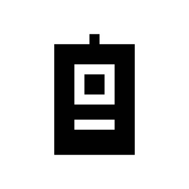 Kart vektör düz simgesi