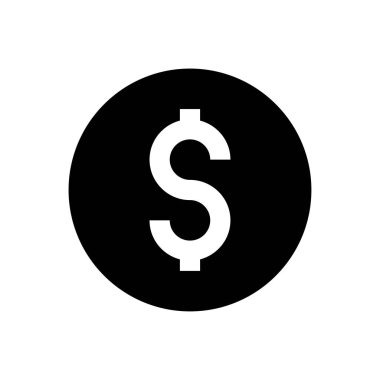 para birimi vektör düz simgesi