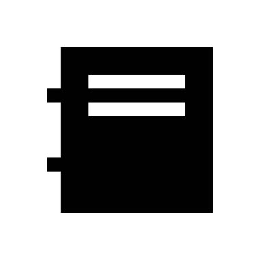 Günlük vektör düz simgesi