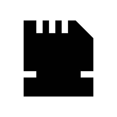 çip tüp vektör düz simge