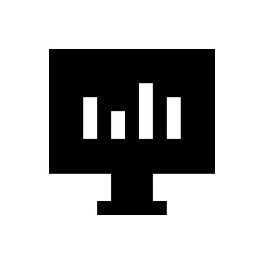 grafik tüp vektör glifleri düz simge