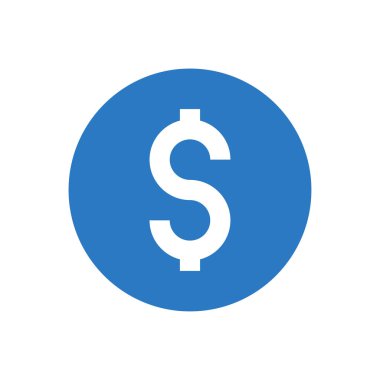 para birimi vektör renk simgesi