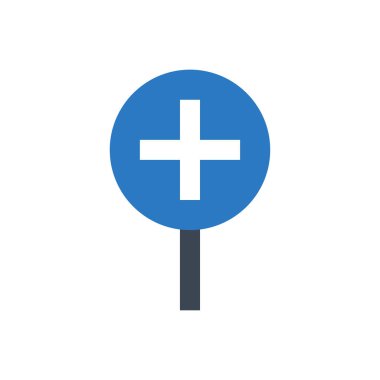 yakınlaştırma vektörü renk simgesi