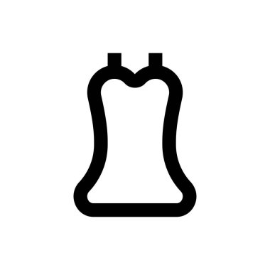 gecelik vektör ince çizgi simgesi