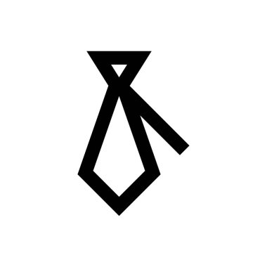 Kumaş vektörü ince çizgi simgesi