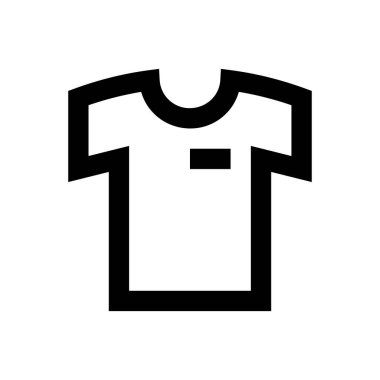 Kumaş vektörü ince çizgi simgesi