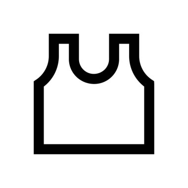 Kumaş vektörü ince çizgi simgesi