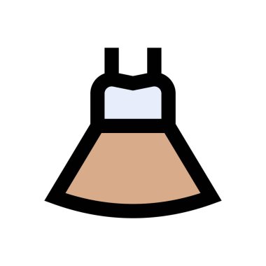 Kumaş vektör düz renk simgesi