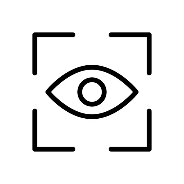 โฟก สเวกเตอร ไอคอนเส นบาง — ภาพเวกเตอร์สต็อก