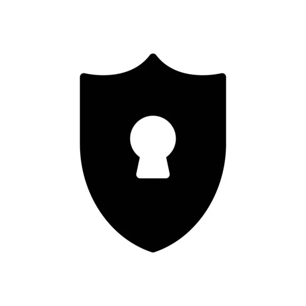 Lock Vector Glyph Flat Icon — 스톡 벡터