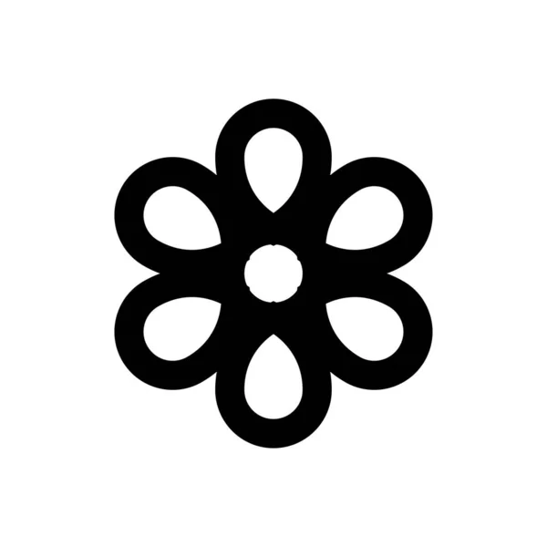Тонкая Иконка Цветка — стоковый вектор