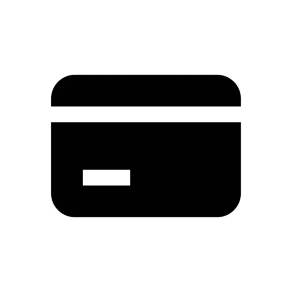 Pay Tube Vector Glyph Platte Pictogram — Stockvector